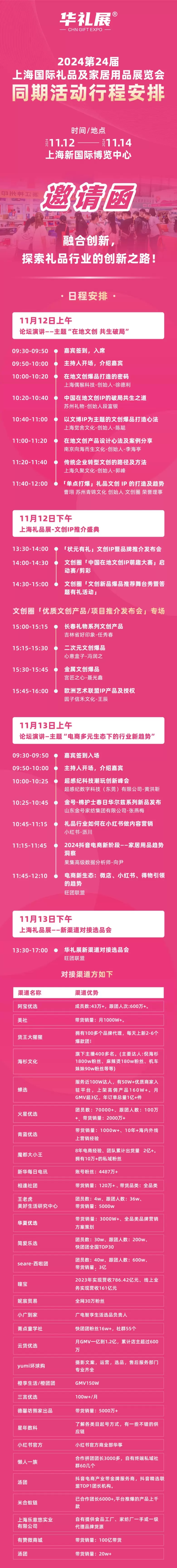 倒计时13天：第24届上海国际礼品展（华礼展）论坛日程大揭秘！立即报名参与行业盛会