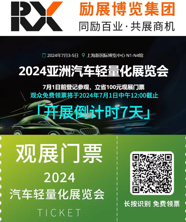 【论坛日程】上海汽车轻量化展2024-新能源汽车创新应用论坛日程表公布！