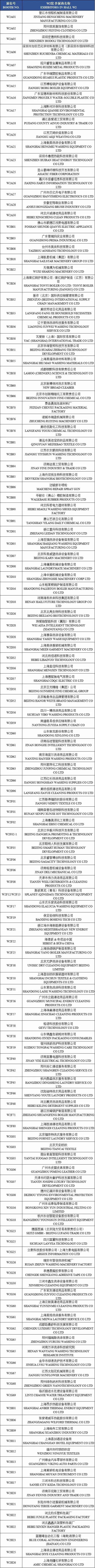 倒计时7天！上海洗涤展2024：RFID革新技术引领，高清展位图与展商名录首发，8月2日中国洗涤展清洁设备行业新篇章开启！